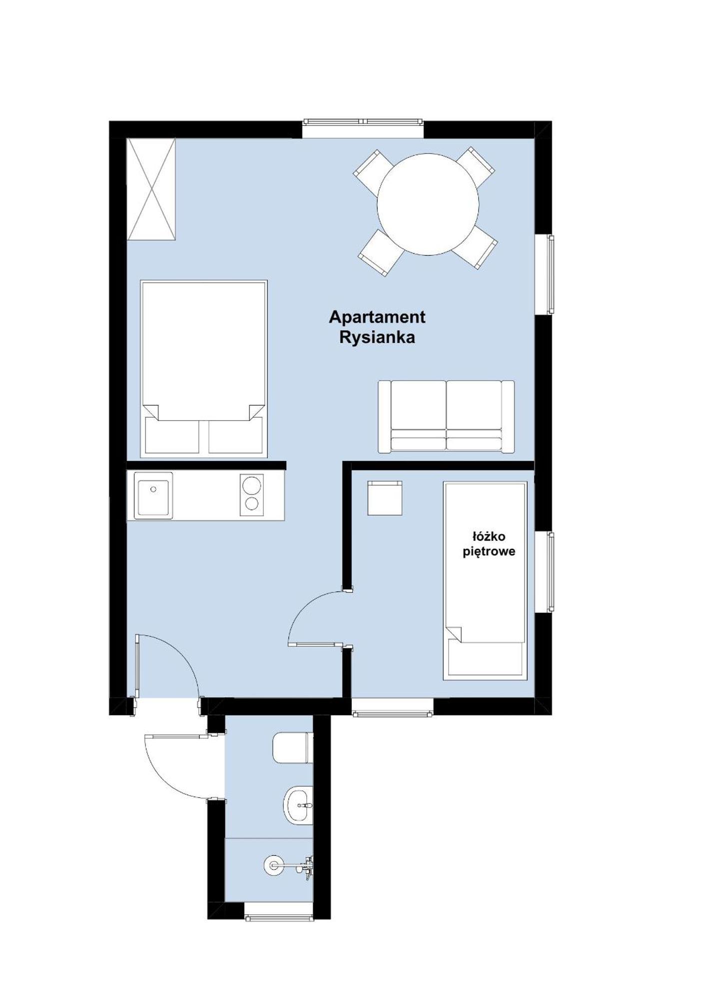 W Deski Dom Apartamenty Krzyzowa Exterior photo